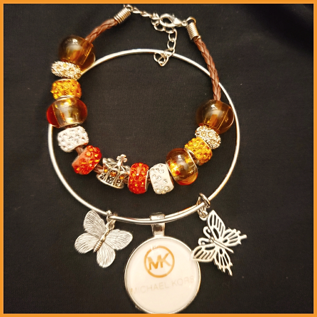 Buttetfly Bracelet/Bangle Set